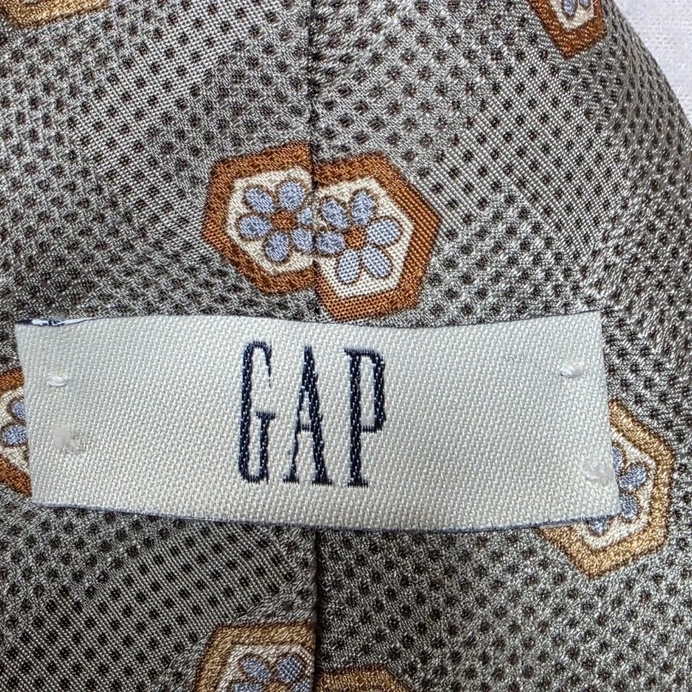 Gap Necktie‎ Lot 4 Mens OS Multicolor Silk Patterned Floral Geometric Ladybug
